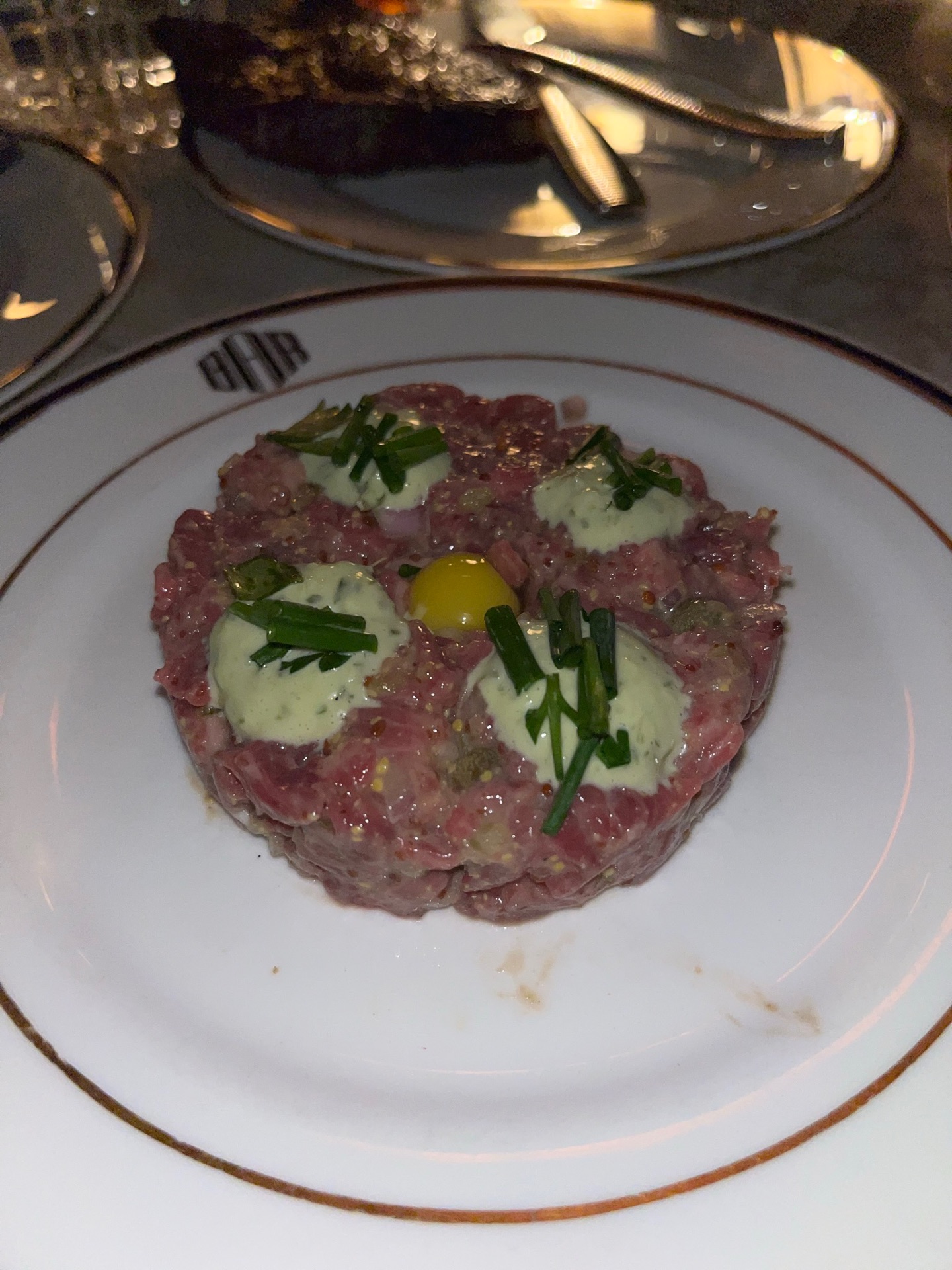 Born and Raised signature dishes Japanese Wagyu
Steak Tartare
Dry Aged Ribeye